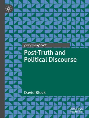cover image of Post-Truth and Political Discourse